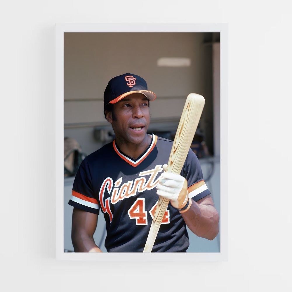 Poster Willie mccovey batte – affiche Baseball (vue 3)